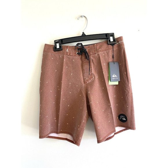 Quicksilver NWT $60 Highline Threads & Fin Henna  Boardshorts Men Swim S… - Picture 5 of 10